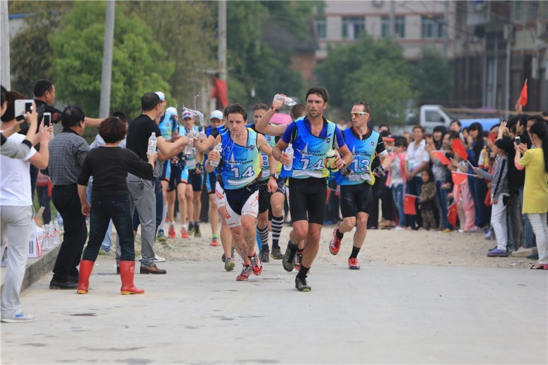 two opposing teams are hot on our tails