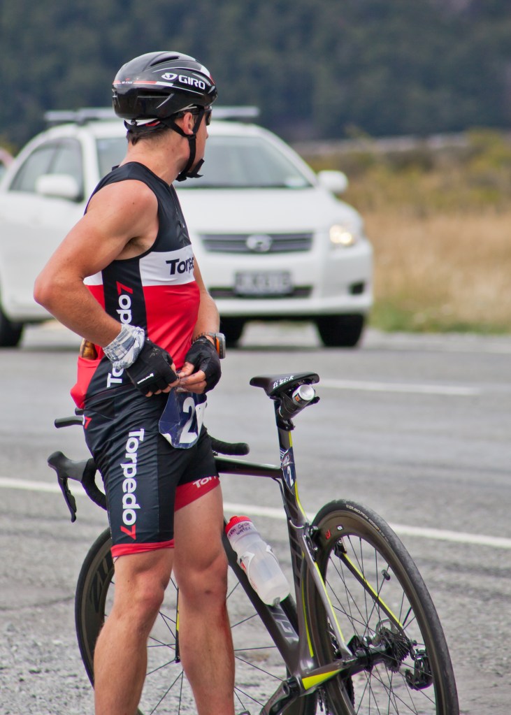 Someone across the road offers me a bike! Photo Credit: Cheryl Muirson of Art-i-Facts