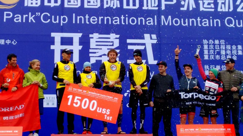 Our first taste of Wulong podium for the Prologue day