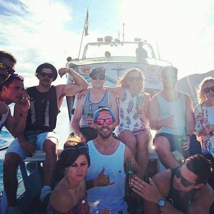 The Queenstown New Years crew, full of menaces